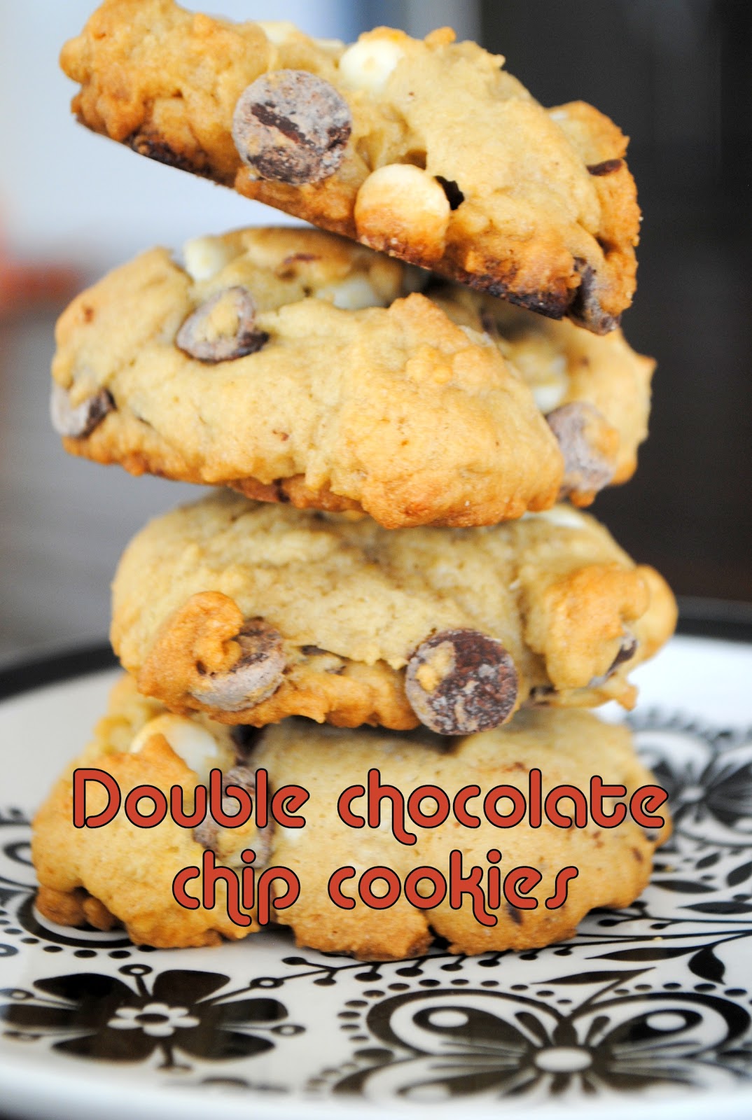 ThriceTheSpice Double Chocolate Chip Cookies (freezer friendly)