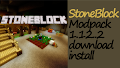 HOW TO INSTALL<br>StoneBlock Modpack [<b>1.12.2</b>]<br>▽