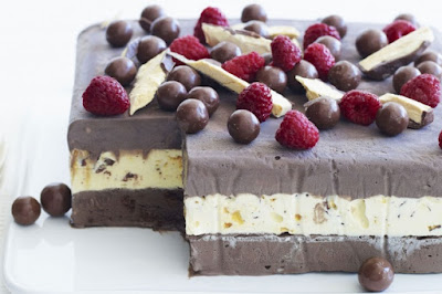 Choc-honeycomb ice-cream cake Recipe Choc-honeycomb ice-cream cake Recipe