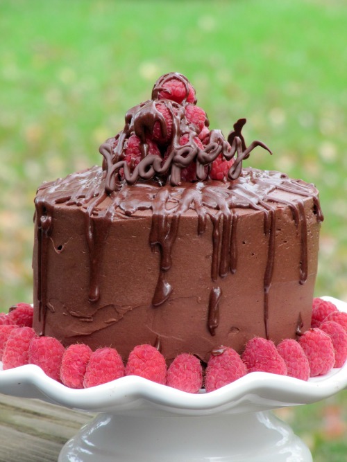 Once Upon A Chocolate Life Chocolate Buttermilk Cake with Whipped