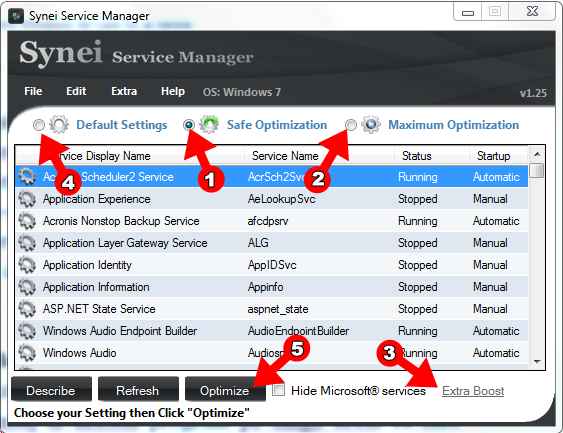 Creste performanta calculatorului Servici Windows Disabled,