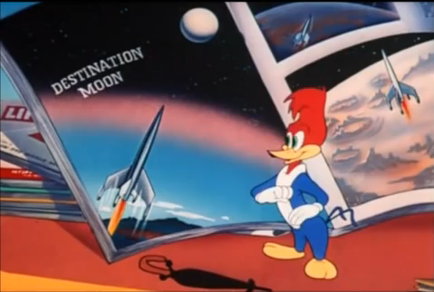 Say Hello Spaceman Destination Moon Woody Woodpecker 1950