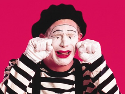 mime crying