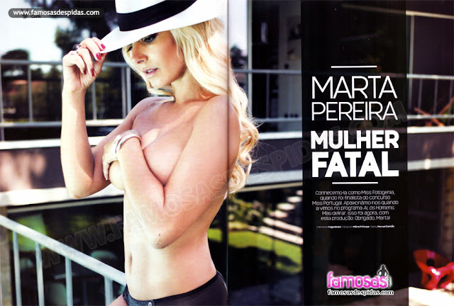 Fotos de Marta Pereira nua na Playboy Portugal