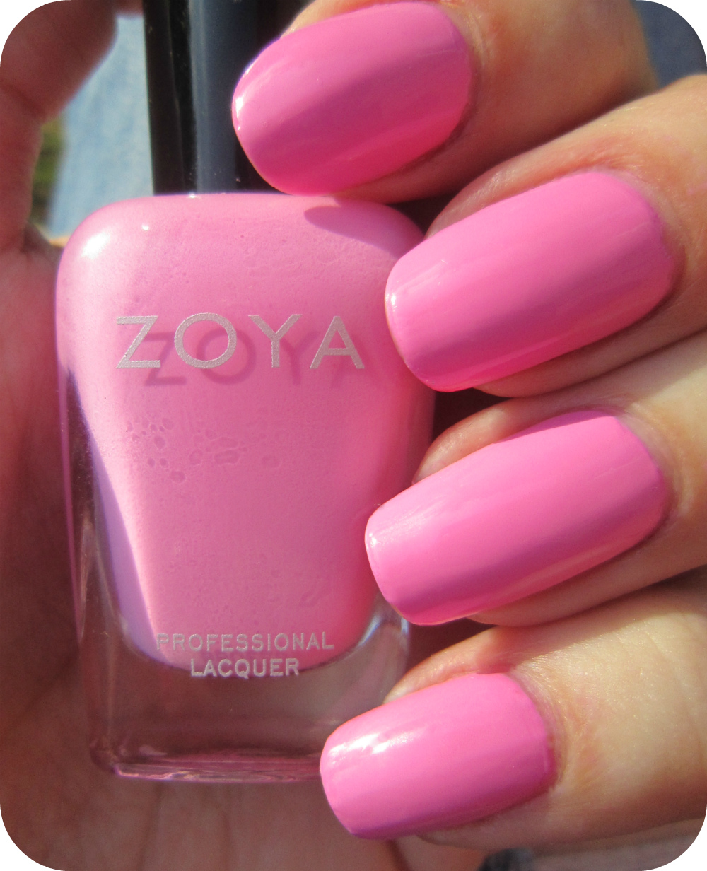 Concrete and Nail Polish Zoya Shelby & A Pretty Accent Nail