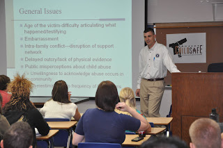 Polk County District Attorney William Lee Hon returns to SHSU to teach a class in child abuse and neglect.