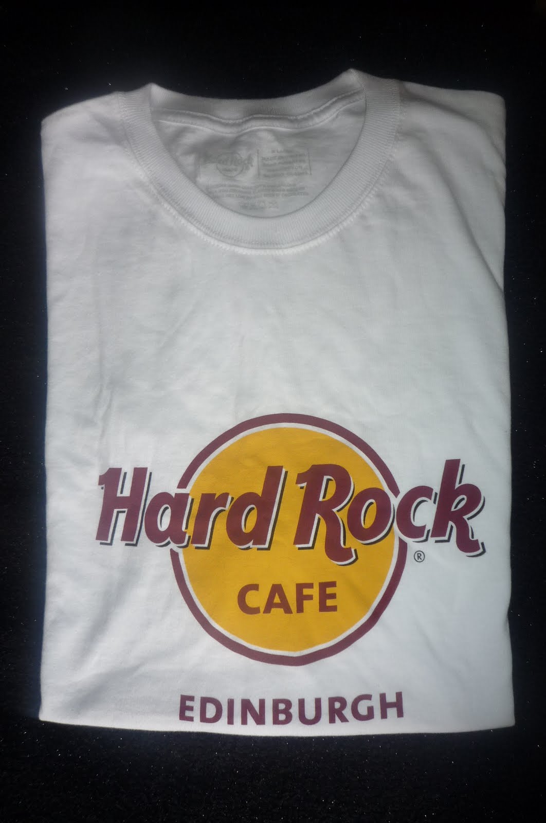 Busybeeroom You HARD ROCK "EDINBURGH" CLASSIC WHITE TEE