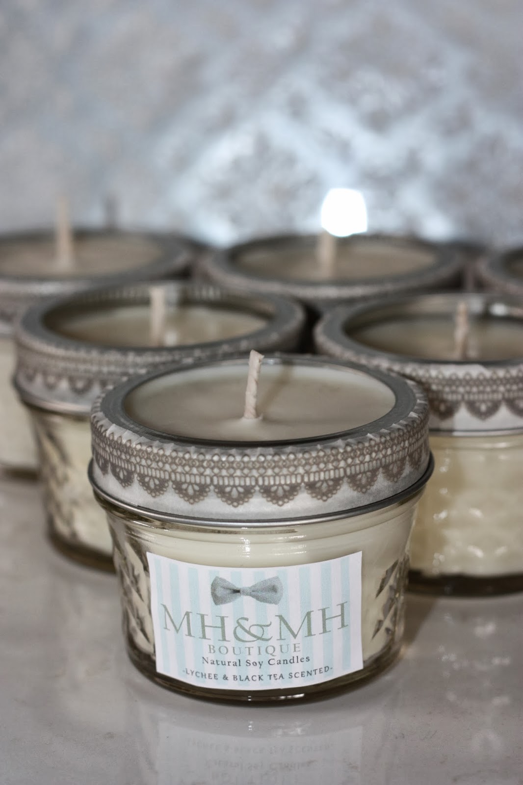 MH&MH Boutique's Natural Soy Wax Scented Candles