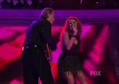 Haley Reinhart Led Zeppelin American Idol Top 3 dad guitar fringe