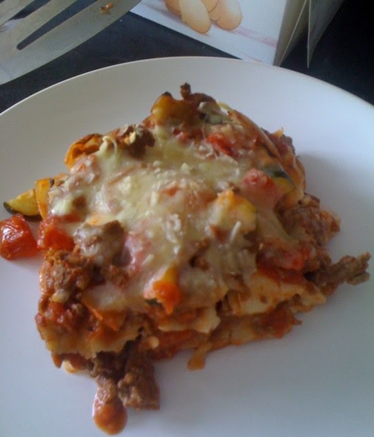 Slimming World recipes Beef & roasted vegetable lasagne