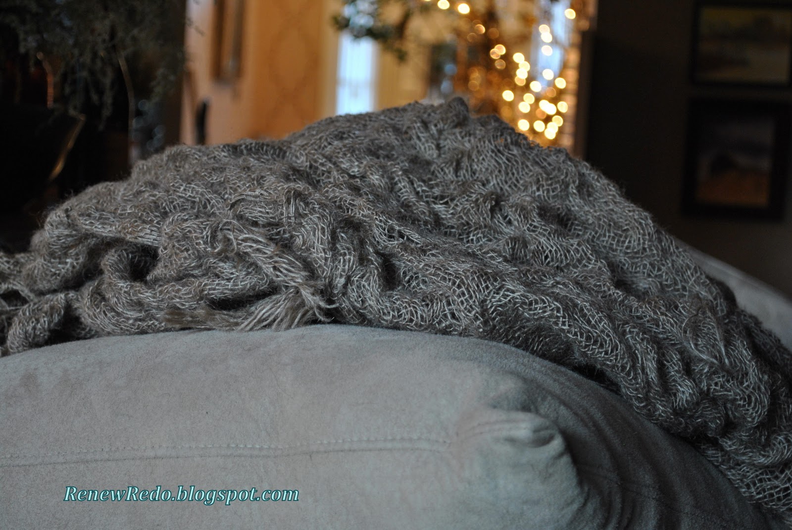 ReNew ReDo! Washing Burlap And Putting It On The Table