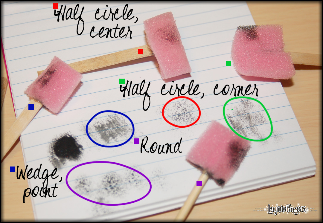 Layniefingers Tutorial How to make custom sponge tools