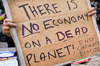 Ecocide: There is no economy on a dead planet. Ecocide: There is no economy on a dead planet.