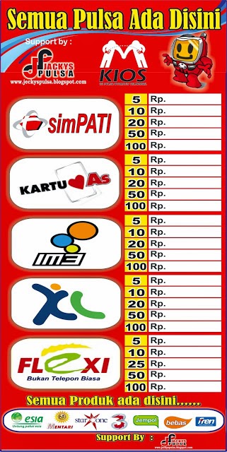 Puspita Reload Harga Pulsa Indosat