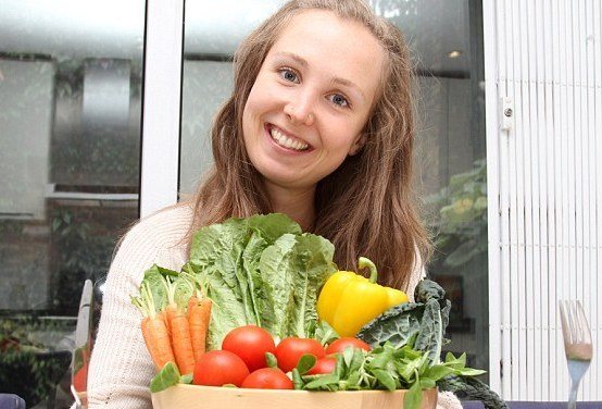 Εδώ και 7 χρόνια Τρέφεται με ωμά φρούτα και λαχανικά Εδώ και 7 χρόνια Τρέφεται με ωμά φρούτα και λαχανικά