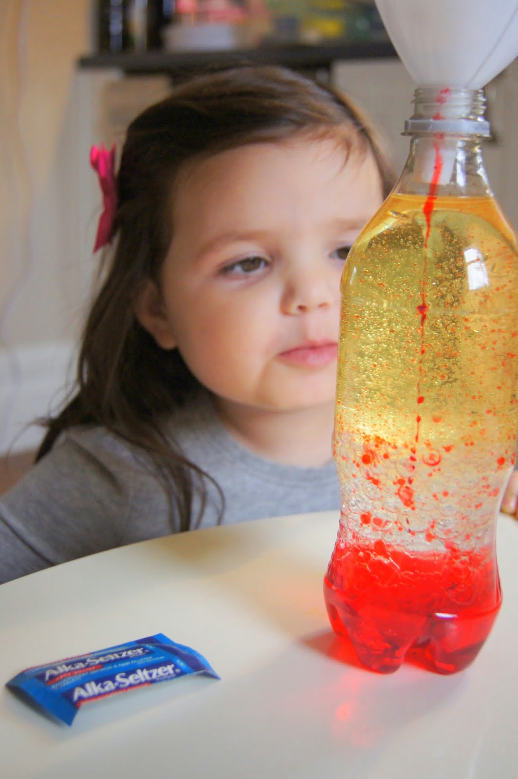 Lava Lamp Experiment, Science At Home "Making Montessori Ours"