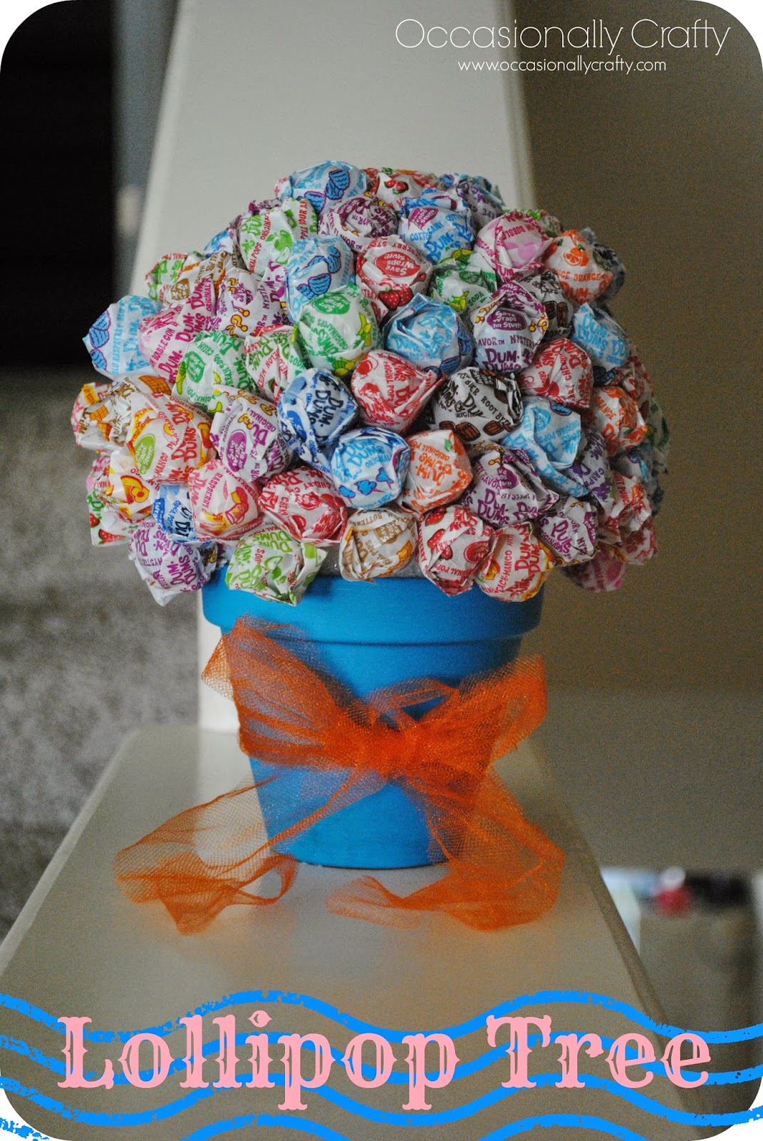 Easy Lollipop Tree Occasionally Crafty Easy Lollipop Tree