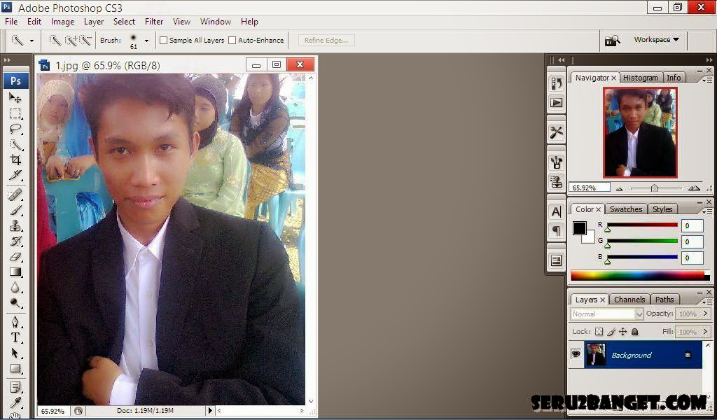 Cara Membuat Efek Blur Pada Background Foto Dengan Photoshop