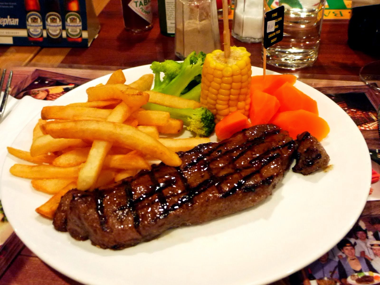 Sirloin Steak (Restaurante Caribbean Quetzalteango) Restaurante