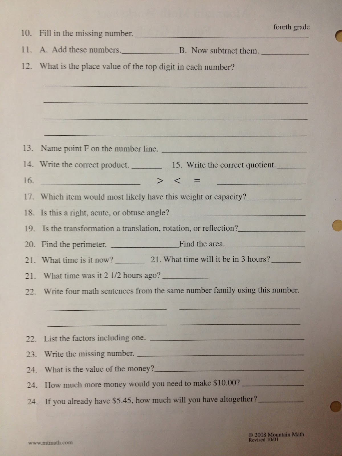 Pollack's Paradise: Mountain Math