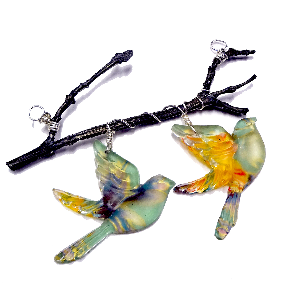 Resin Crafts Jewelry Resin Birdies
