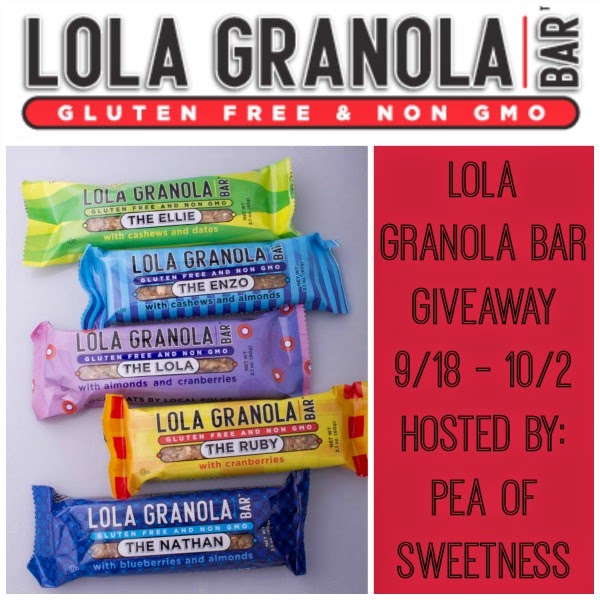 Lola Granola Bars Giveaway Lola Granola Bars Giveaway