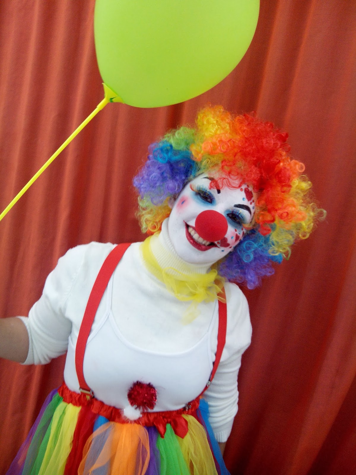 MELISA MAKE UP: Examen maquillaje de payaso