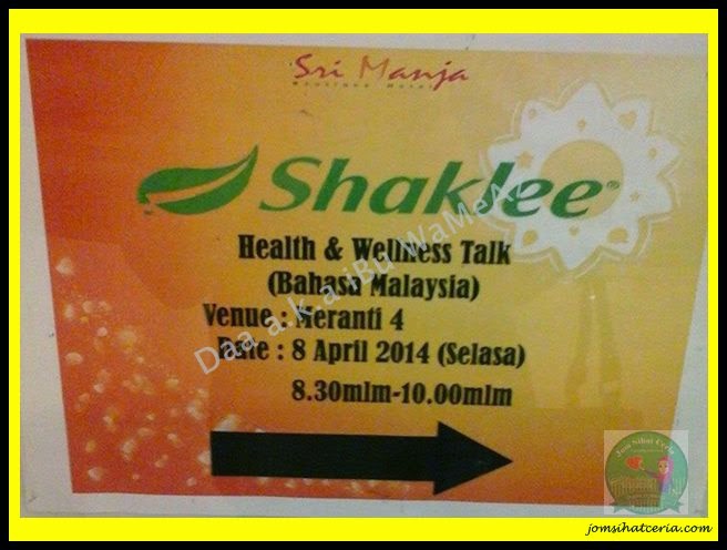 Seminar, Info, Bengkel, Pengedar Shaklee Kuantan, Produk SHAKLEE, Phytocol-ST, 