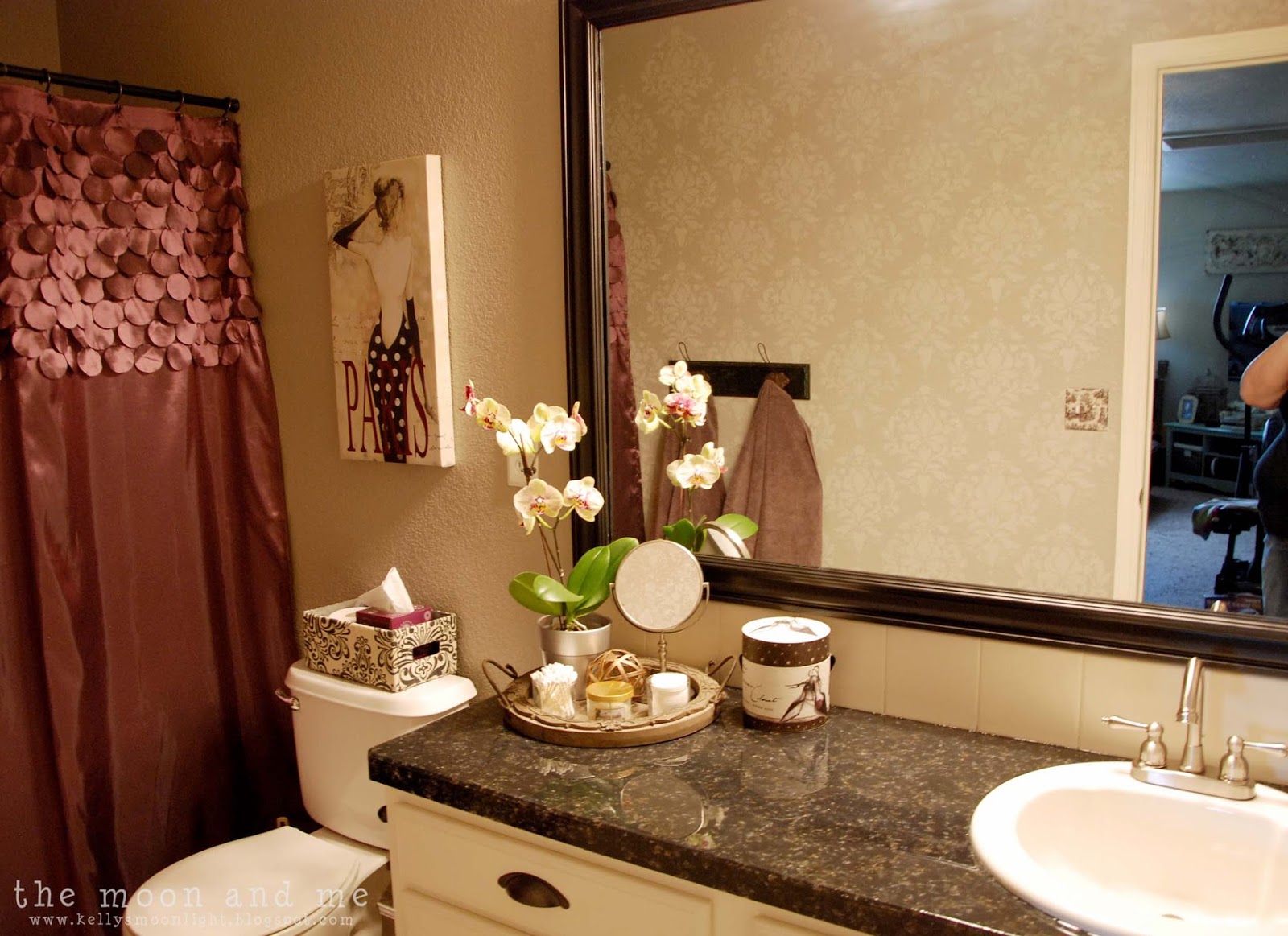 The Moon and Me Glam Guest Bath Makeover