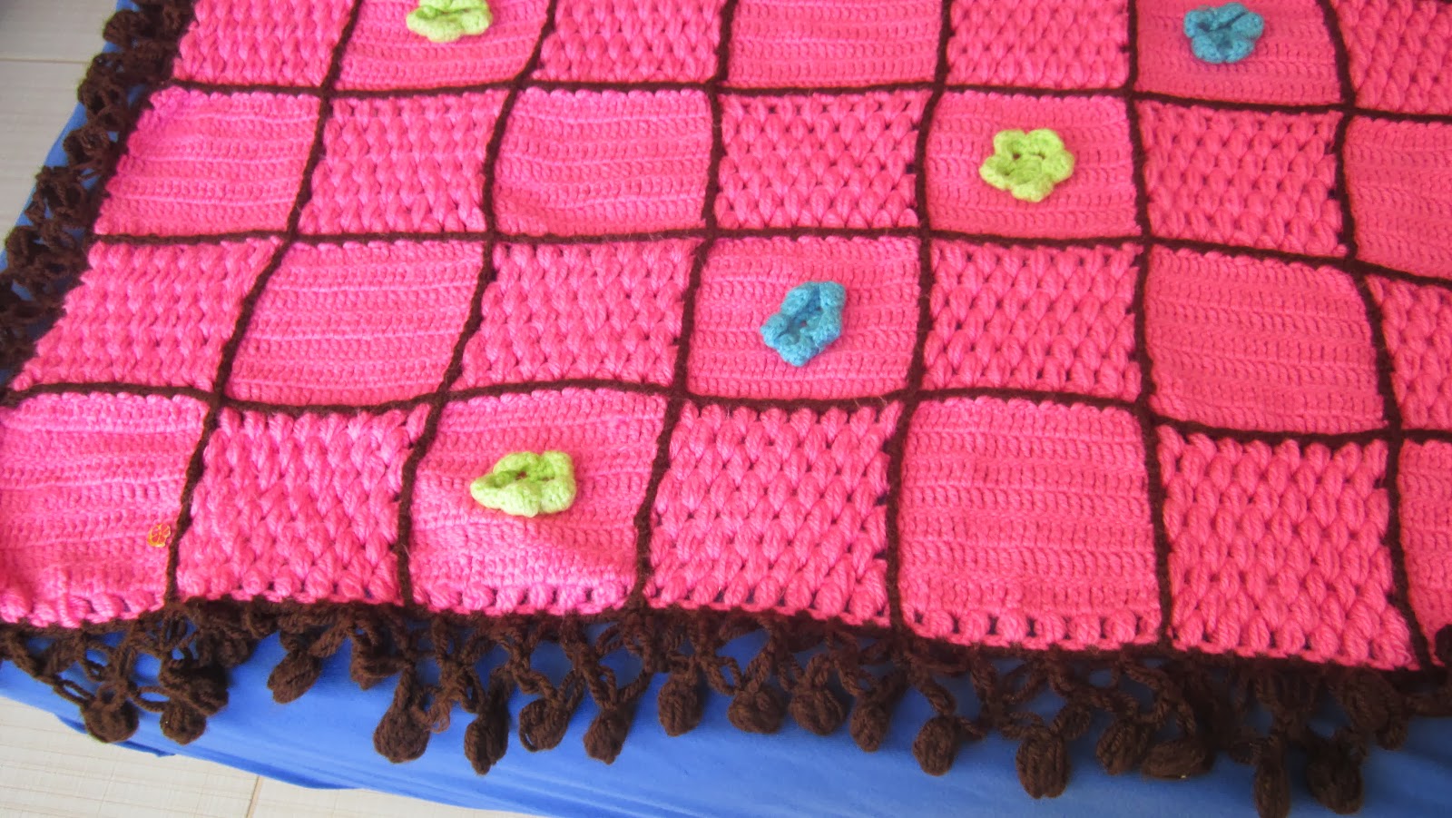 zülüşün işleri örgü bebek battaniyesi