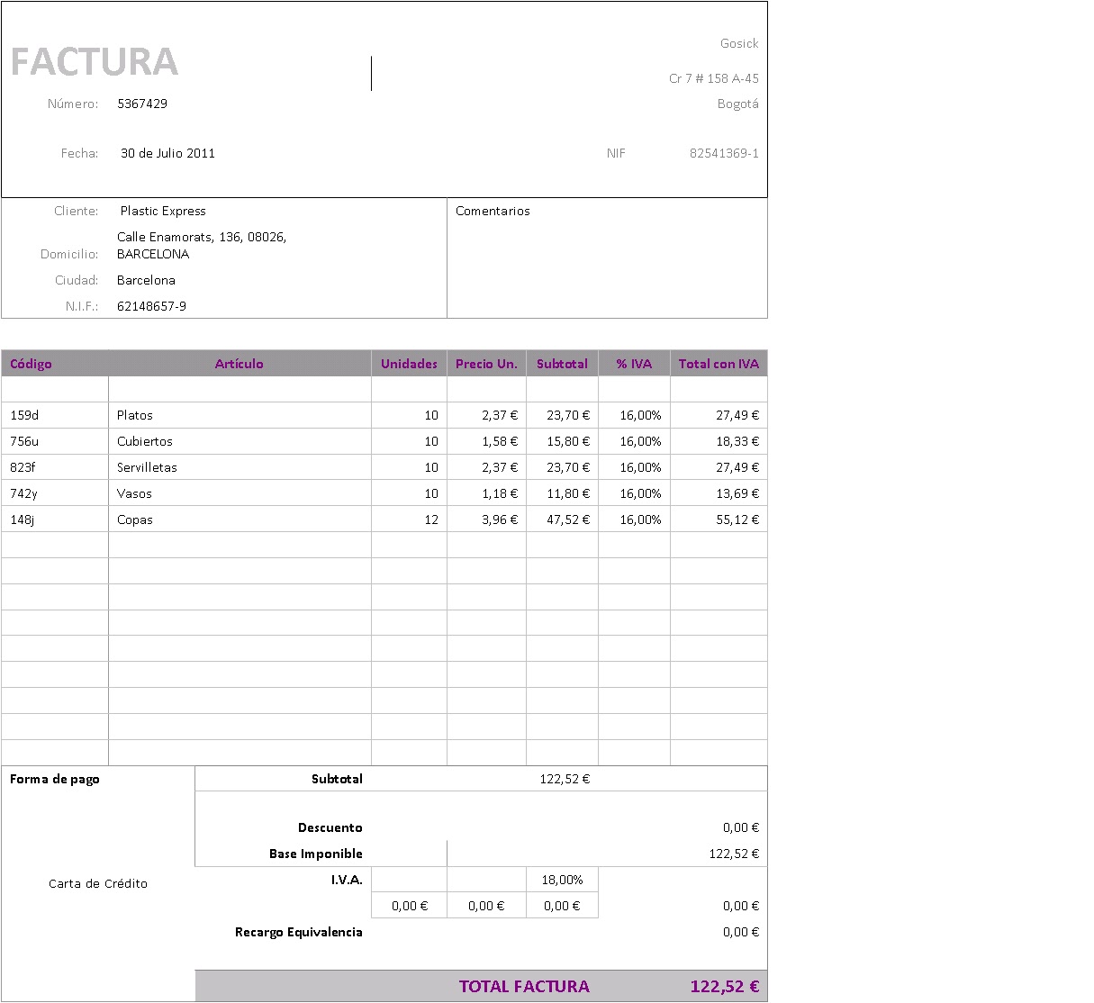 EMPRESA COMERCIAL COLOMBIA empresa comercial colombia: