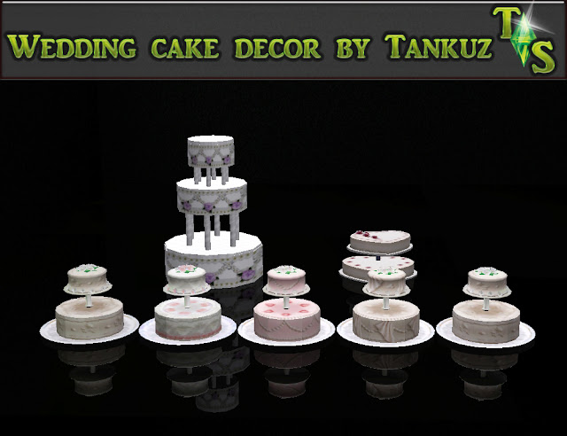 Праздничные наборы - Страница 2 Wedding+cake+decor+2