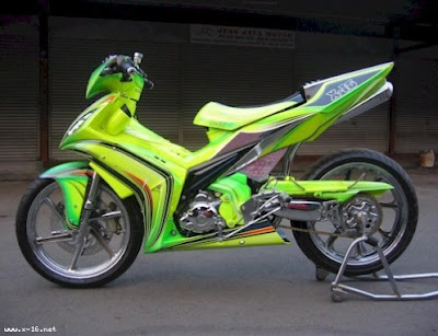 Modif Jupiter mx biru