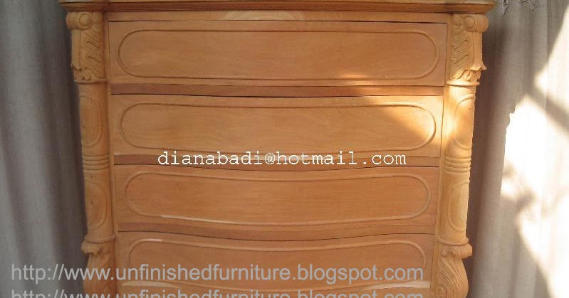 Unfinished Mahogany Furniture Unfinished Furniture Louis Comodo