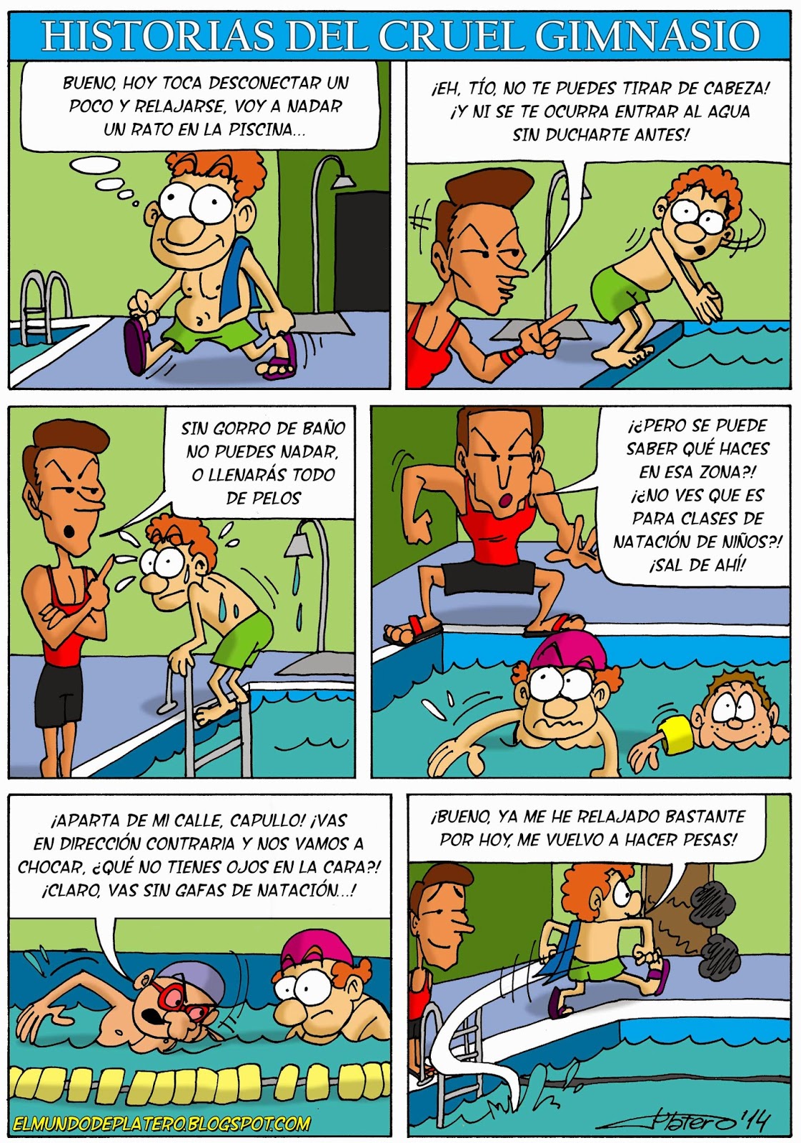 #WEBCÓMIC "HISTORIAS DEL CRUEL GIMNASIO"