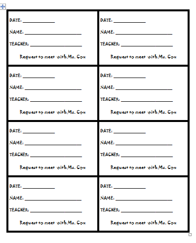 an elementary school counselor s life repurposed school passes templates