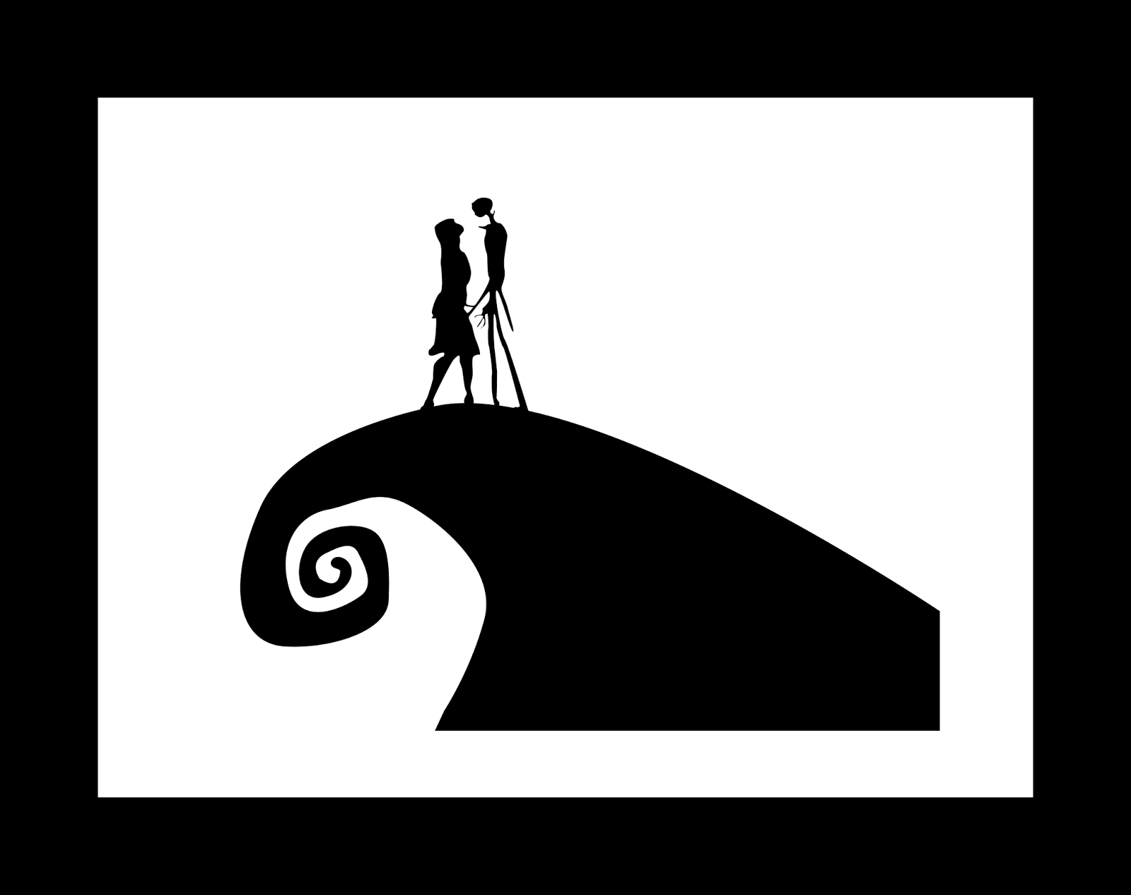 jack and sally love quotes quotesgram nightmare before christmas hill silhouette