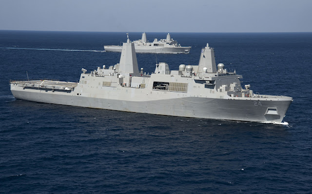 The report repeats statements by Navy officials and virtually every other Pentagon leader that funding remain stable and the Budget Control Act be rescinded USS Arlington (LPD 24)