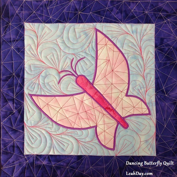 dancing butterfly quilt | leah day