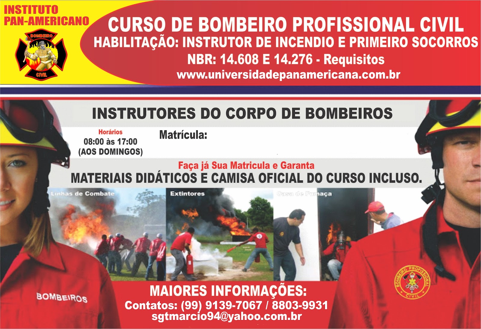Curso de bombeiro civil rj