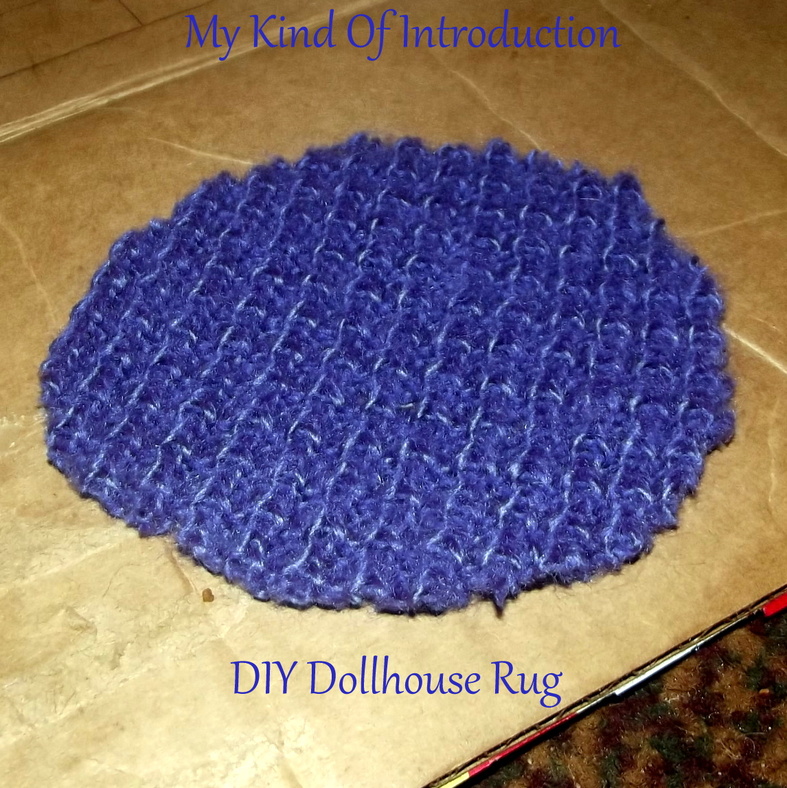 My Kind Of Introduction How to DIY Dollhouse Rugs, Bathtub and towels
