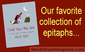 Recommended for quote buffs...