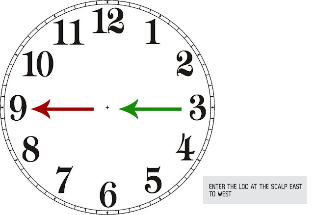 Kreyola's Journeys: How To: Interlocking Patterns with Clock Diagram