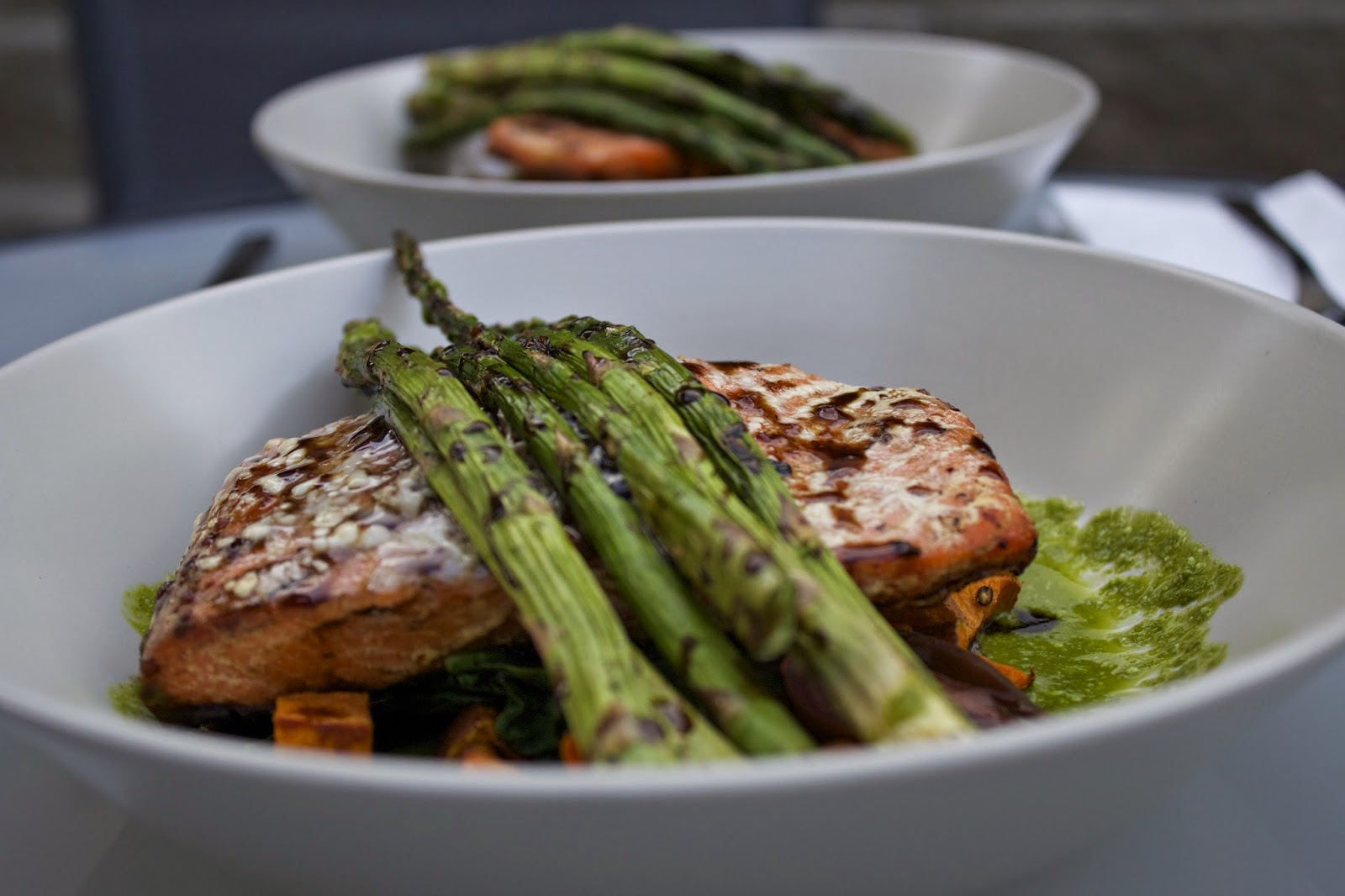 Recipe Recreation Grilled Salmon Fresca My Fit Habit