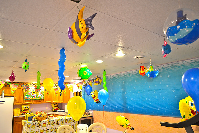Life & Home at 2102: Aidan's 7th Spongebob Underwater-themed Birthday Party
