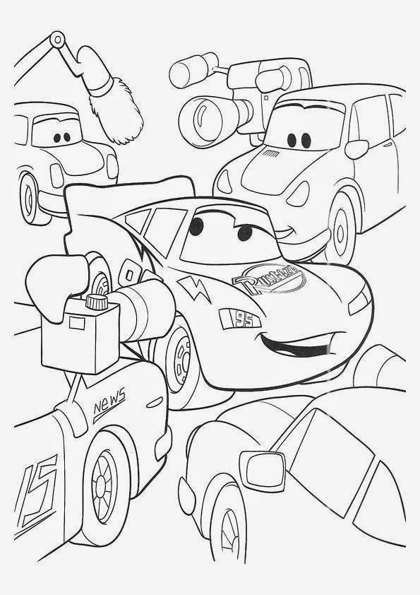 print desenhos: Desenho do filme Carros para colorir, Relâmpago McQueen  parapintar e imprimir