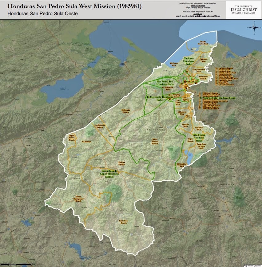 Honduras Mission Map