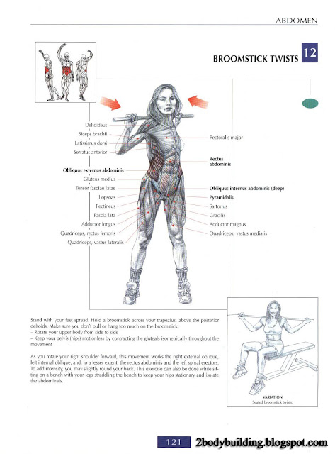 أهم تمارين لشد وتقوية عضلات البطن  Abdominal+121