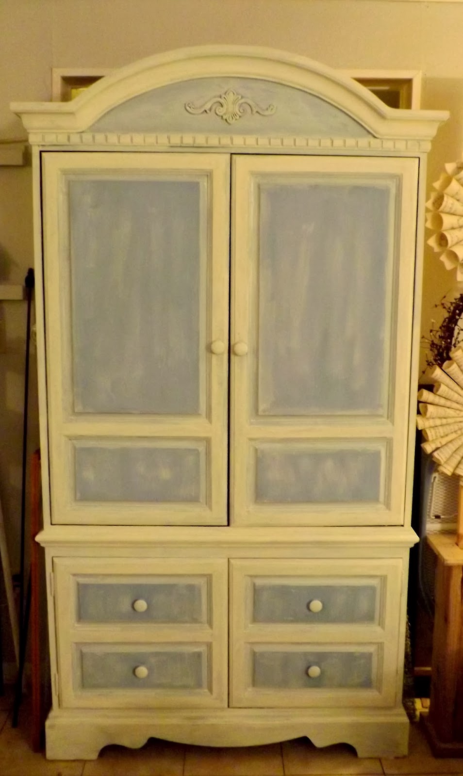 Full Circle Creations Painted Armoire...