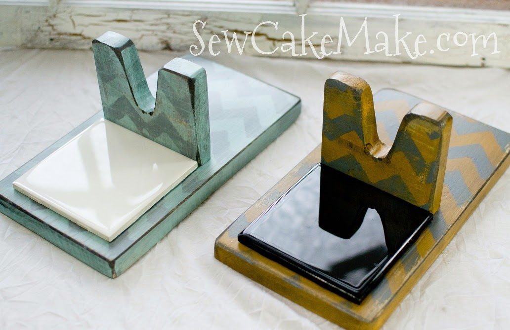 The Sew*er, The Caker, The CopyCat Maker NEW***Stenciled Glue Gun Stands